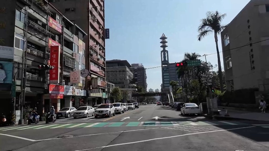 Taichung along the street
