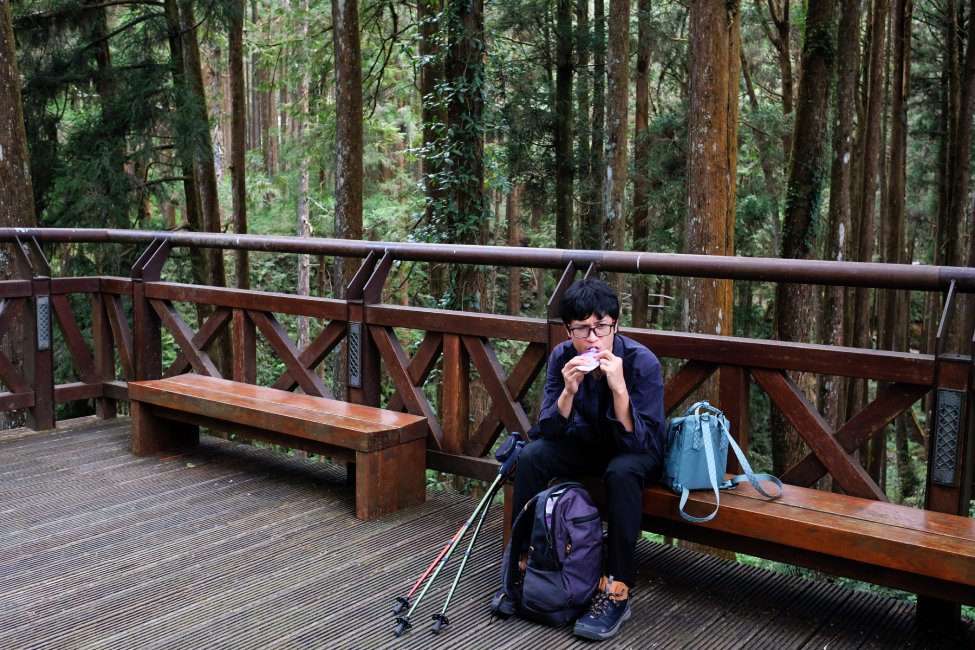 resting before the next walk