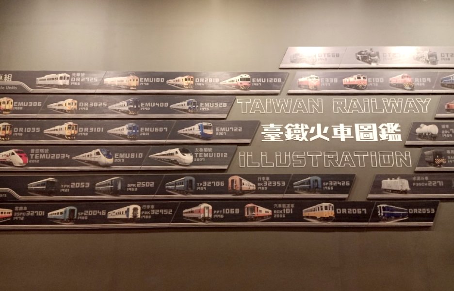 Taiwan railway illustration