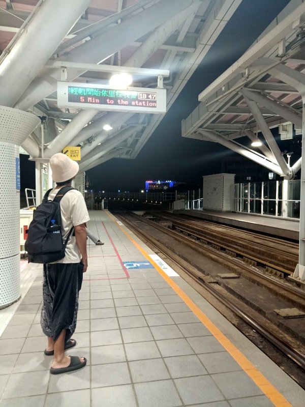 waiting for the LRT
