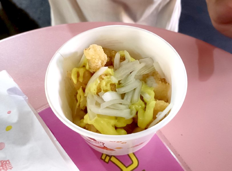 fried calamari and fried shishamo