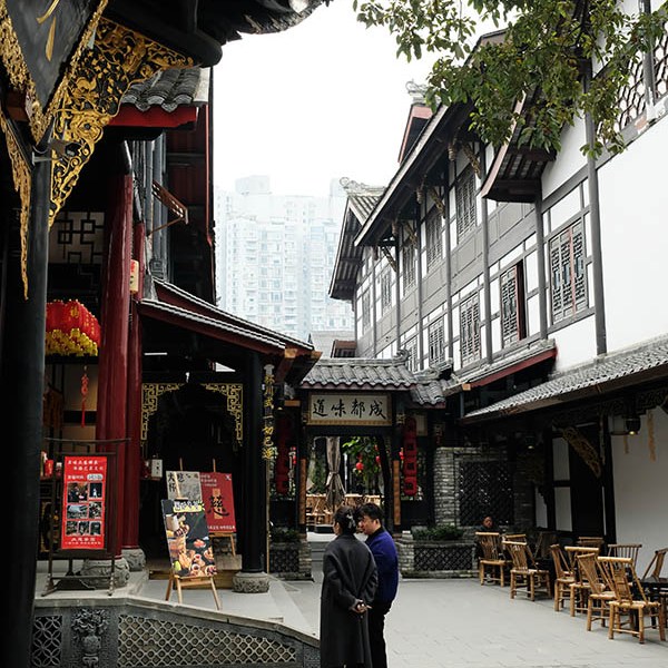 บรรยากาศภายในวัดต้าสือ