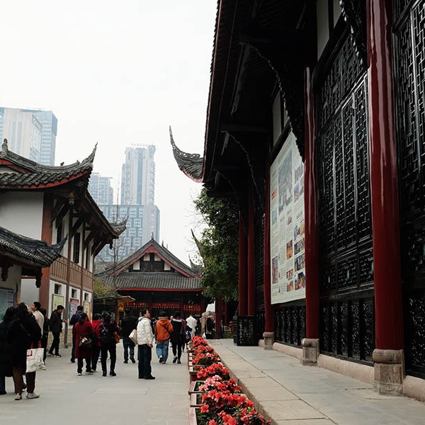 บรรยากาศภายในวัดต้าสือ