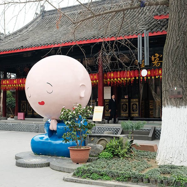 บรรยากาศภายในวัดต้าสือ