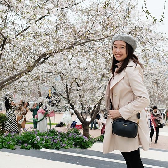 บรรยากาศ ดอกไม้บาน ในฤดูใบไม้ผลิ ที่ Manhua Manor เฉิงตู