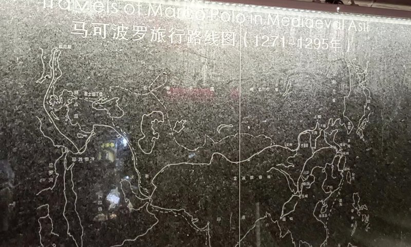 แผนที่เส้นทางสายไหม