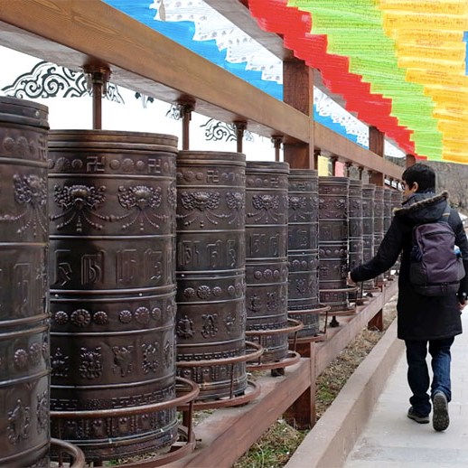 ระฆังทิเบต เชื่อกันว่า หมุน 1 ครั้ง เท่ากับ สวดมนต์ 1 จบ