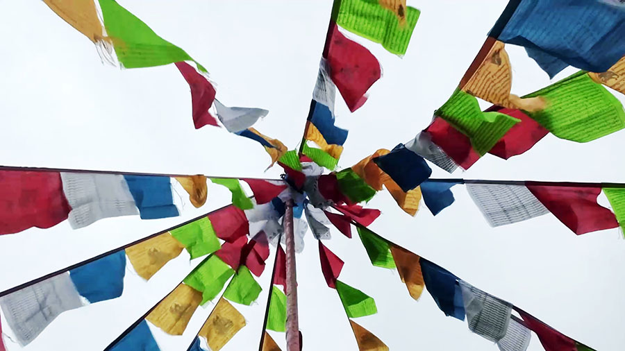 ธงอธิษฐาน ธงมนต์ 5 สี ในวัฒนธรรมทิเบต