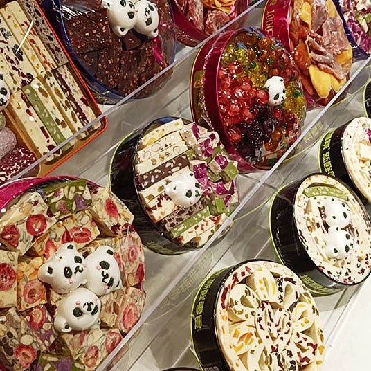 ร้านขายขนม Kuan Zhai Xiang Zi ถนนคนเดินซอยกว้างซอยแคบ เฉิงตู