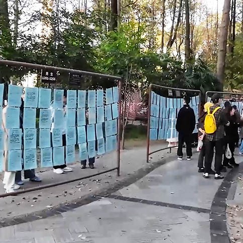 บอร์ดหาคู่ ที่สวนประชาชน เฉิงตู