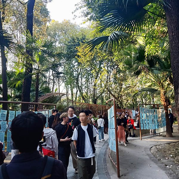 บอร์ดหาคู่ ที่สวนประชาชน เฉิงตู