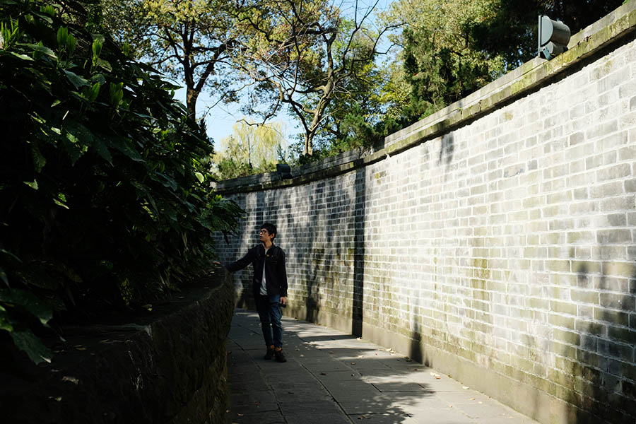 สุสานพระเจ้าเล่าปี่ ณ ศาลเจ้าอู่โหว เฉิงตู มณฑลเสฉวน Hui Mausoleum: Liu Bei's tomb at Wuhou shrine