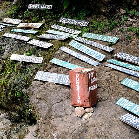 น้ำตก Blangsinga Waterfall, Tegenungan บาหลี Bali