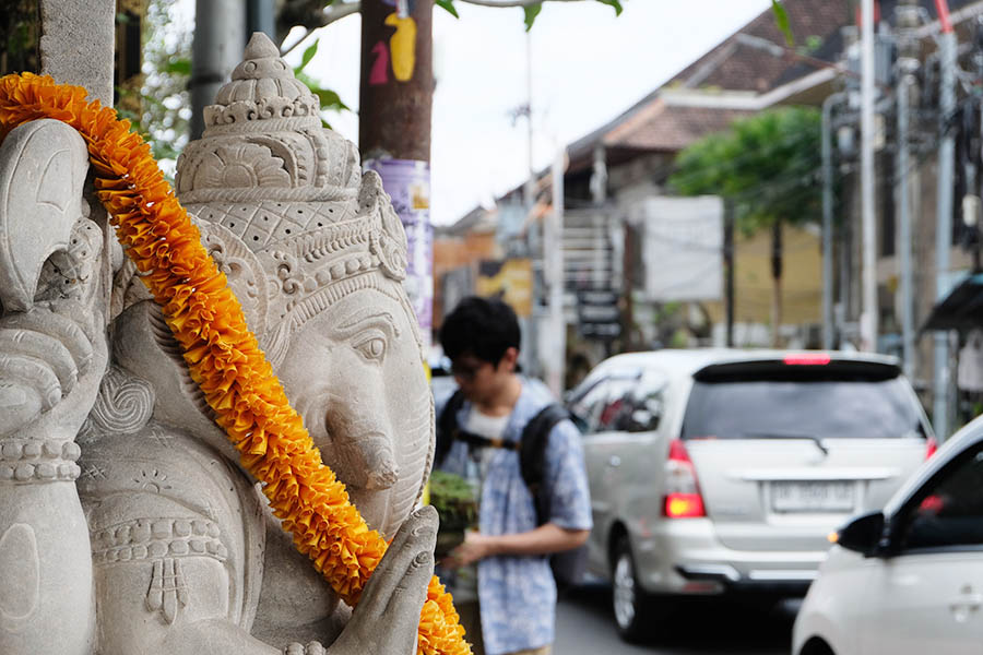 Ganesha and Ubud street view