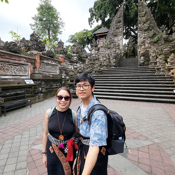 Pura Dalem Ubud, Bali วัดปุระดาเล็ม อุบุด บาหลี อินโดนีเซีย