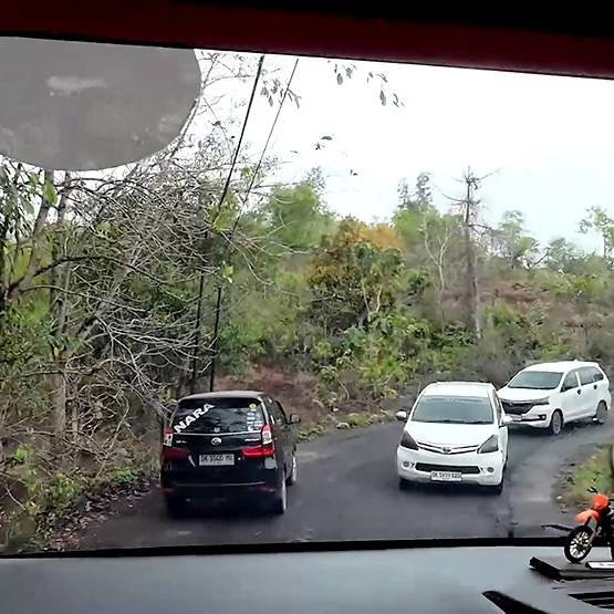 ถนนที่เกาะ Nusa Penida