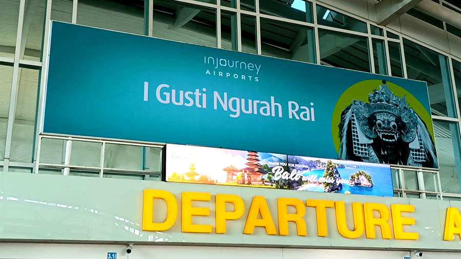 สนามบินนานาชาติงูราห์ราย บาหลี อินโดนีเซีย Ngurah Rai International Airport, Bali, Indonesia