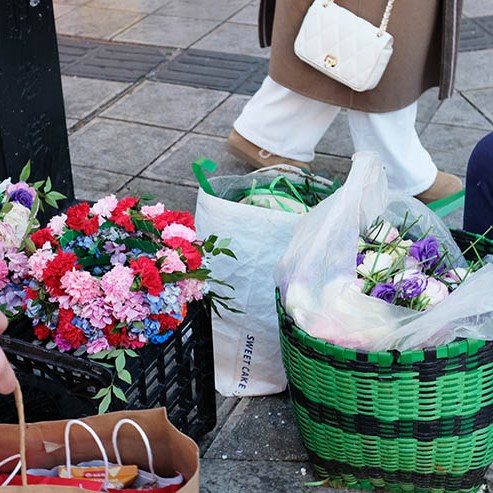 Kunming old street มงกุฏดอกไม้โซนเมืองเก่า ถนนคนเดินคุนหมิง ถนนโบราณ