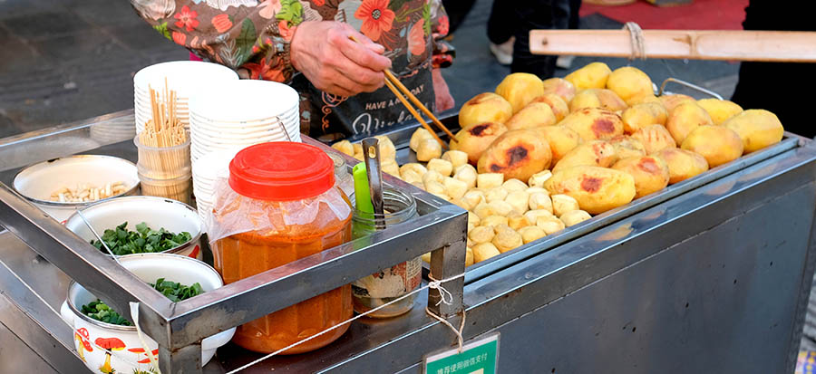 Kunming old street โซนเมืองเก่า ถนนคนเดินคุนหมิง ถนนโบราณ