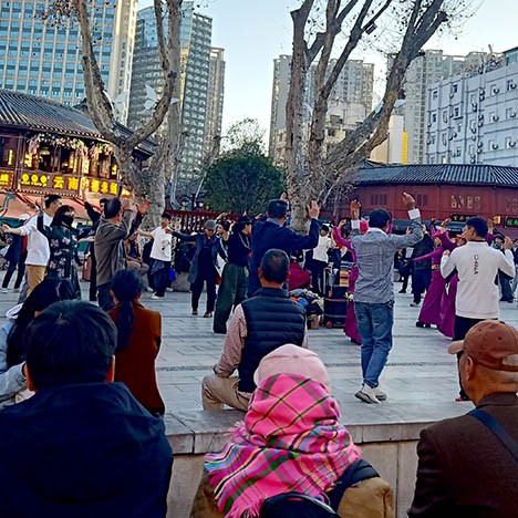 Kunming old street โซนเมืองเก่า ถนนคนเดินคุนหมิง ถนนโบราณ