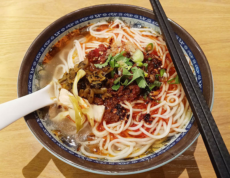 breakfast at the hotel in Kunming อาหารเช้าที่โรงแรม GreenTree Inn, คุนหมิง