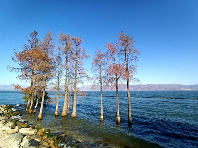 atmosphere at Panxi S-curve, Erhai lake, Dali, Yunnan, China บรรยากาศที่หมู่บ้าน Panxi บริเวณ S-curve ริมทะเลสาบเอ๋อร์ไห๋ เมืองต้าหลี่ มณฑลยูนนาน ประเทศจีน