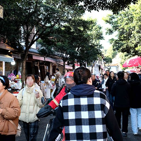 farmers' market Dali Ancient City, Yunnan, China ตลาดชาวนา เมืองเก่าต้าหลี่ มณฑลยูนนาน ประเทศจีน