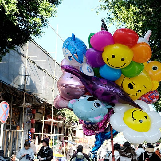 farmers' market Dali Ancient City, Yunnan, China ตลาดชาวนา เมืองเก่าต้าหลี่ มณฑลยูนนาน ประเทศจีน