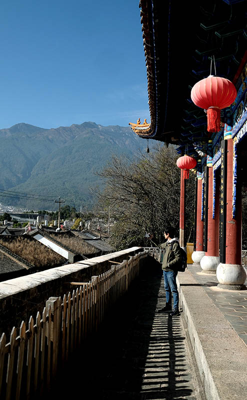 North gate at Dali Ancient City, Yunnan, China ประตูเมืองฝั่งทิศเหนือเมืองเก่าต้าหลี่ มณฑลยูนนาน ประเทศจีน