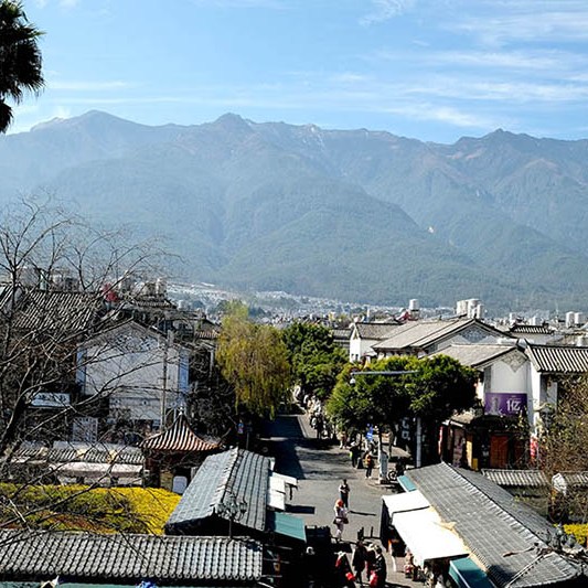 East Gate, Dali Ancient City, Yunnan, China ประตูเมืองเก่าทิศตะวันออก เมืองเก่าต้าหลี่ มณฑลยูนนาน ประเทศจีน