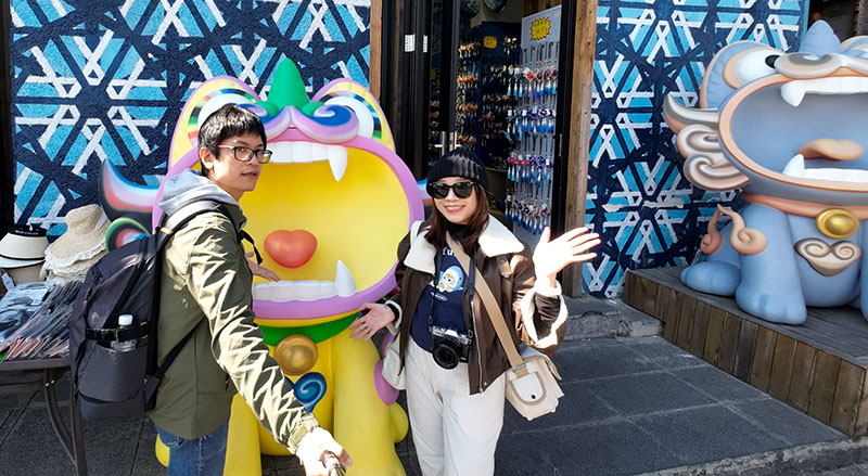 Dali's lucky cat แมวอ้าปาก