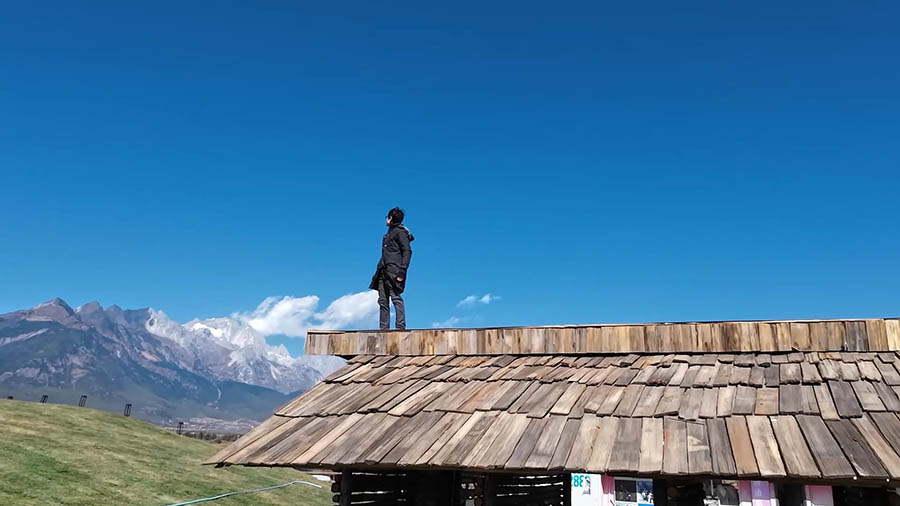 Yún dī'àn cafe, Lijiang, Yunnan province, China คาเฟ่ หยุน ตี้ อั้น, ลี่เจียง, มณฑลยูนนาน ประเทศจีน