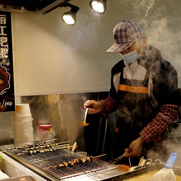 our late night snacks in Lijiang old town