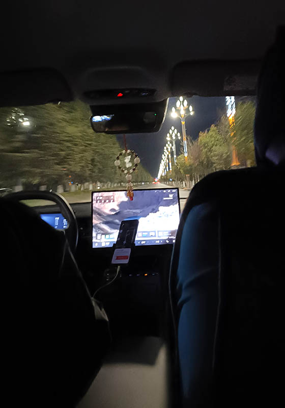 ระหว่างเดินทางไปเมืองเก่าลี่เจียง ด้วย Didi