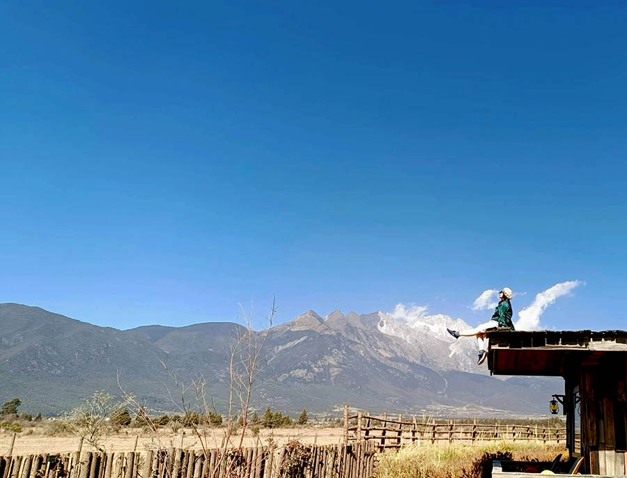 Yún dī'àn cafe, Lijiang, Yunnan province, China คาเฟ่ หยุน ตี้ อั้น, ลี่เจียง, มณฑลยูนนาน ประเทศจีน
