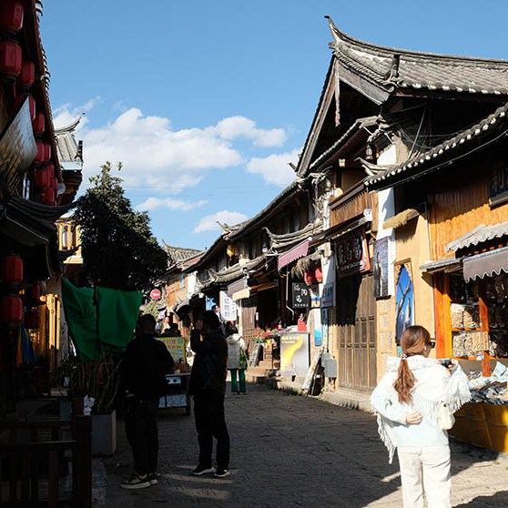 หมู่บ้านไป๋ชา ลี่เจียง ยูนนาน ประเทศจีน Baisha Ancient Town, Lijiang, Yunnan, China