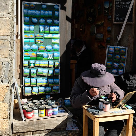 หมู่บ้านไป๋ชา ลี่เจียง ยูนนาน ประเทศจีน Baisha Ancient Town, Lijiang, Yunnan, China