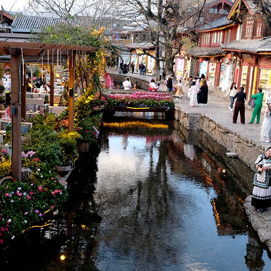 เมืองเก่าลี่เจียง มณฑลยูนนาน ประเทศจีน Lijiang old town, Yunnan province, China