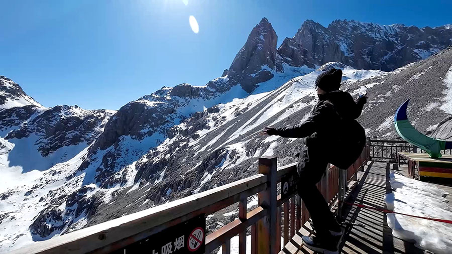 Jade Dragon Snow Mountain, Glacier Park, Lijiang, Yunnan, China ภูเขาหิมะมังกรหยก อุทยานธารน้ำแข็ง ลี่เจียง มณฑลยูนนาน ประเทศจีน