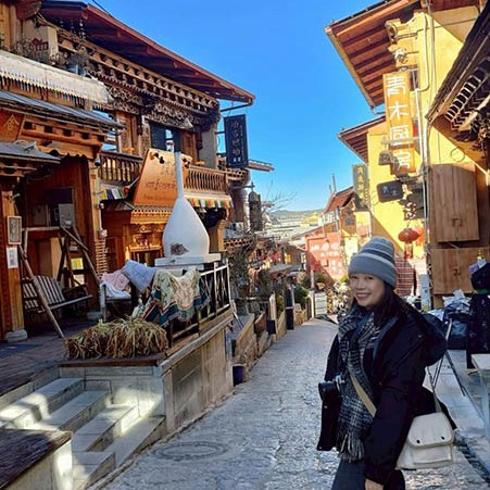 Shangri-la Dukezong Ancient town (north gate zone), Yunnan province, China เมืองเก่าตู๋เค่อจง แชงกรีลา มณฑลยูนนาน ประเทศจีน