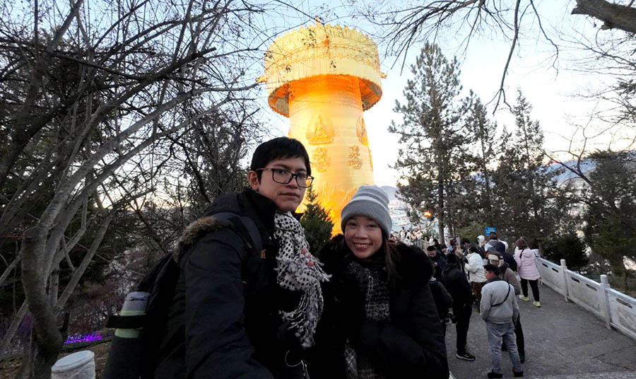 Dafo Temple, Shangri-la Dukezong Ancient town (north gate zone), Yunnan province, China วัดต้าฝอ (วัดกุ้ยชาน) เมืองเก่าตู๋เค่อจง แชงกรีลา มณฑลยูนนาน ประเทศจีน
