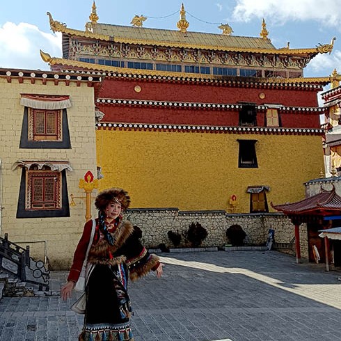 Songzanlin Monastery, Shangri-la, Yunnan province, China วัดซงจ้านหลิน แชงกรีล่า มณฑลยูนนาน ประเทศจีน