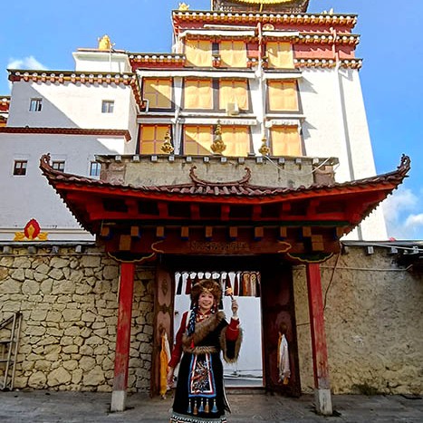 Songzanlin Monastery, Shangri-la, Yunnan province, China วัดซงจ้านหลิน แชงกรีล่า มณฑลยูนนาน ประเทศจีน