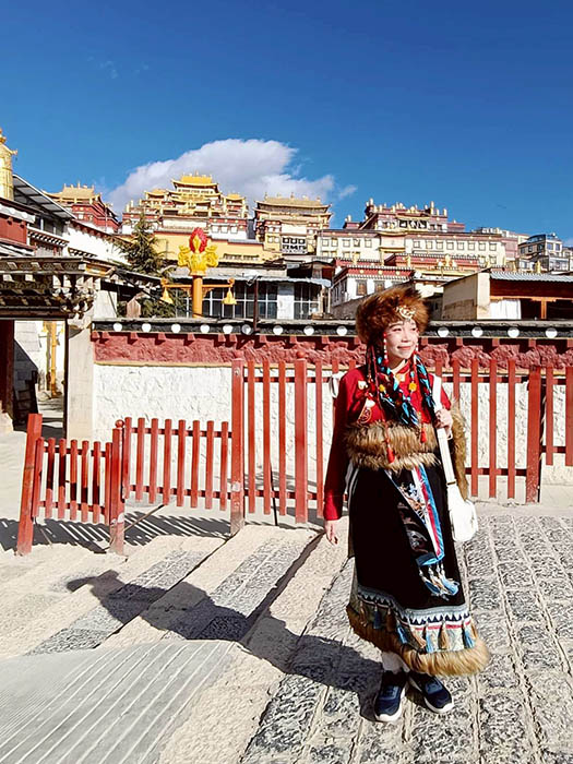 Songzanlin Monastery, Shangri-la, Yunnan province, China วัดซงจ้านหลิน แชงกรีล่า มณฑลยูนนาน ประเทศจีน