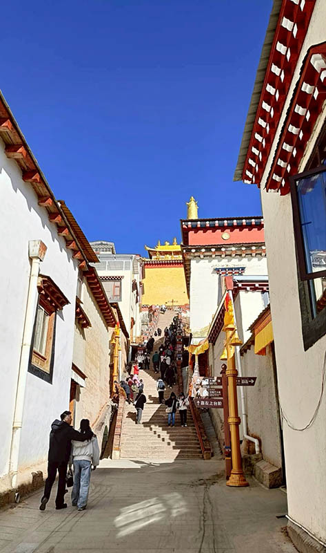Songzanlin Monastery, Shangri-la, Yunnan province, China วัดซงจ้านหลิน แชงกรีล่า มณฑลยูนนาน ประเทศจีน