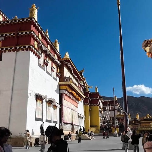 Songzanlin Monastery, Shangri-la, Yunnan province, China วัดซงจ้านหลิน แชงกรีล่า มณฑลยูนนาน ประเทศจีน