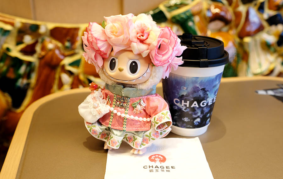 Chagee store, Spring City Department store, Kunming, Yunnan, China ร้าน Chagee ห้าง Spring City คุนหมิง มณฑลยูนนาน ประเทศจีน