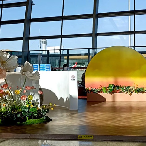 สนามบินนานาชาติคุนหมิงฉางสุ่ย เมืองคุนหมิง มณฑลยูนนาน ประเทศจีน Kunming Changshui International Airport - KMG, Kunming, Yunnan province, China