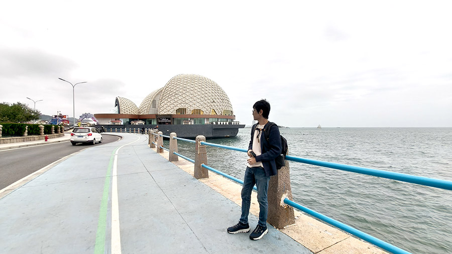 by the sea, Xilingxia road area, Qingdao, Shandong province, China ริมทะเล ชิงเต่า ย่านถนน Xilingxia, มณฑลชานตง ประเทศจีน