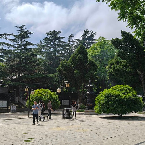 Zhanshan Temple, Qingdao, Shandong province, China วัดจ้านซาน, ชิงเต่า มณฑลชานตง ประเทศจีน